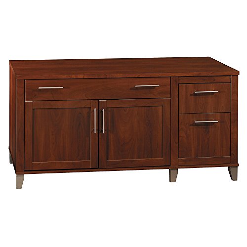 Bush Furniture Somerset 60W Computer Credenza in Hansen Cherry
