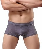 BRAVE PERSON Comfortable Men's Fashion Sports Shorts Mesh Boxer Briefs 1015