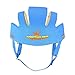 ICOCO Baby Helmet Soft Cotton Adjustable Infant Baby Safety Head Protector Protection Adjustable Head Guard Protective Harnesses Cap for Baby Infant Toddler Kids (3 Lines, Sky Blue)