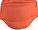 Face N Face Women's Summer V Neck Solid Loose Casual Cuffed Long Sleeve Blouses Large Orange