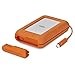 LaCie Rugged Thunderbolt USB-C 5TB Portable Hard Drive STFS5000800 and Ivation Compact Portable Hard Drive Case (Large)