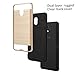 BLU Life One X3 Case, Slim Armor Hybrid Cover [Scratch/Dust Proof] Defender Dual Layer Shockproof Protection Case (VGC Black)