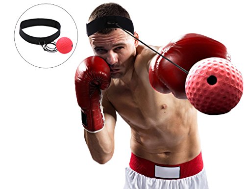 image for LETSQK Fight Boxing Reflex Ball Great for Hand Eye Coordination Traini