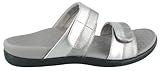 Orthaheel Vionic With Orthaheel Technology Womens Shore Orthatic Slide Pewter Size 10