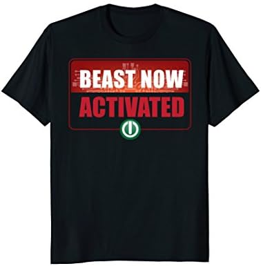 Mode Beast T Shirt - Beast Activated Workout Gym Mode T Shir