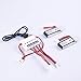 YouCute 2pcs 350mAh Battery and 1to3 Charger for Udi U818A WIFI FPV Udi U845 RC quadcopter drone spare parts
