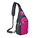 ZZSY Sling Backpack, Shoulder Chest Crossbody Bag Small Daypack for Outdoor Hiking Men & Women