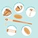 Body Brush Dry Skin Brushing - for Bath or Shower Bamboo Long Handle Back Brush Clean Exfoliating and Cellulite