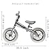 HAPTOO Toddler Bike, 12 inch No Pedal Training Balance Bike for 2 3 4 5 Year Old Boys Girls [Adjustable Handlebars/Seat Lightweight Kids Bicycle/Best Present for Girls Boys [Vary Style]thumb 1