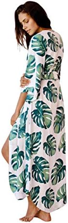 NFASHIONSO Long Maxi Beach Dress Swimsuit Sunscreen Bikini Cover Up Bathing Suit