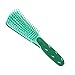 Detangling Brush for Curly Hair,Green Detangler for African American Hair and Black Natural Hair 10x2 inch (Green)