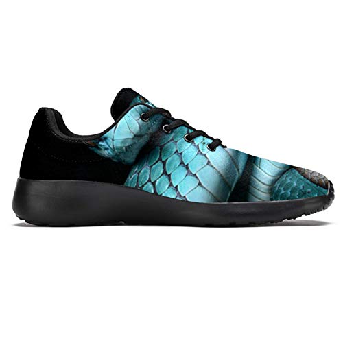 41H%2BpHjN7UL Venomous Viper azul tropical serpiente hombres entrenadores resbalón en zapatos de correr ligeros al aire libre… Venomous Viper azul tropical serpiente hombres entrenadores resbalón en zapatos de correr ligeros al aire libre… - Imagen 4