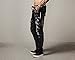 Krralinlin Men's Slim Fit Black Stretch Distressed Ripped Skinny Biker Jeans