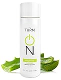 Turn On All Natural Aloe-Based Organic Lube, Paraben-Free, Glycerin-Free, Natural Lube, 8 Ounce Bottle, Personal Lubricant
