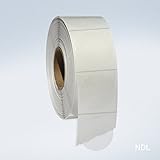 Clear Round Seals Labels, 1 Inch Round Wafer Seals, 1000 Labels Per Roll, 1 Roll Per Pack