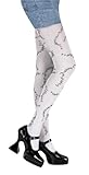 Disguise - Stitched White Pantyhose
