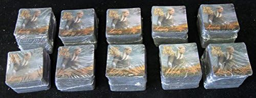 Lot of (10) 2003 Artbox Lord of Rings Return King Mini 3D Action Flipz Set (60)