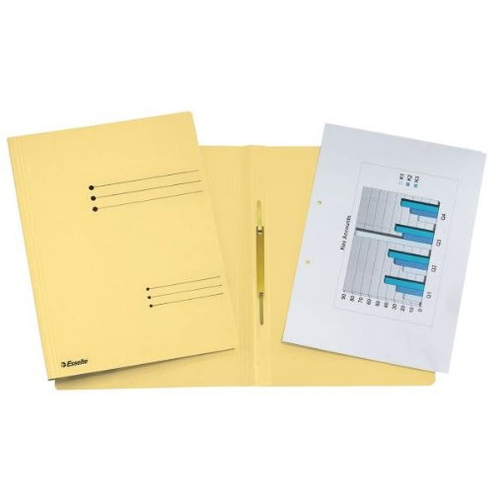 Leitz File Folder A4 Cardboard Yellow