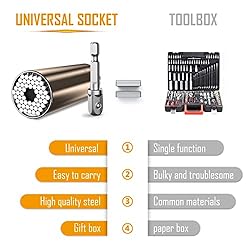 KEZKALS Gifts for Him, Universal Socket Set