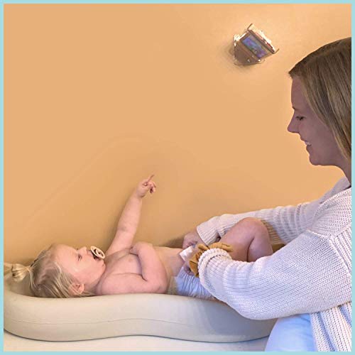 Diapertainment Diaper Changing Distraction; Patented Clear Phone Stand