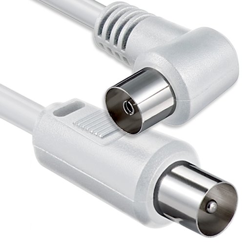 1aTTack Coaxial Connection Cable Antenna Cable Sat Cable F-Connector Coaxial Male to Coaxial Female Double-Shielded / Triple Shielded / Quadruple Shielded / 75 db / 85 db / 100 db / 110 db / 120 db / 125 db