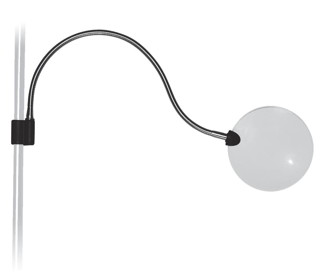 Daylight Slimline Magnifying Arm for Slimline Lamps - 1.75X Magnification for Crafting, Reading, Sewing & Detail Work - Strong & Flexible Gooseneck Arm
