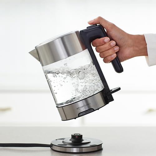 Amazon Basics Electric Glass and Steel Kettle 1.0 Liter Pricepulse