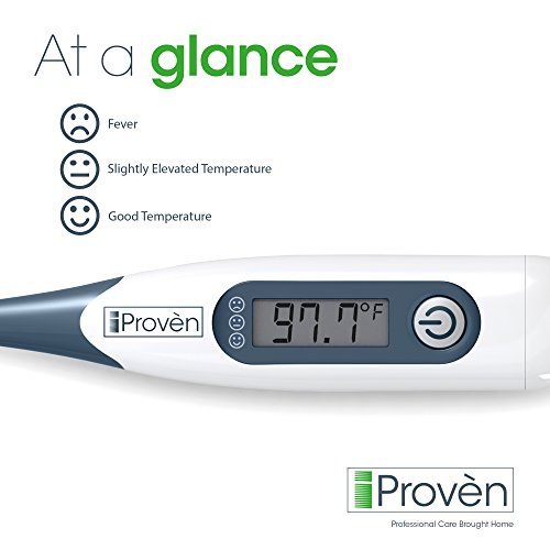 Best Digital Medical Thermometer, Easy Accurate and Fast 10 second Reading Oral and Rectal
