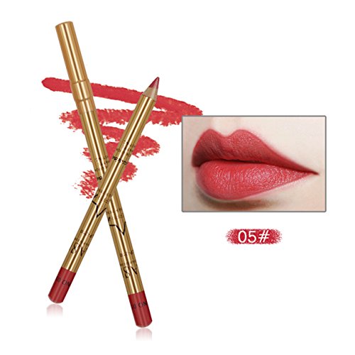 CCbeauty Lip Liners Pencil Set, Premium Waterproof Smooth Slim Lip