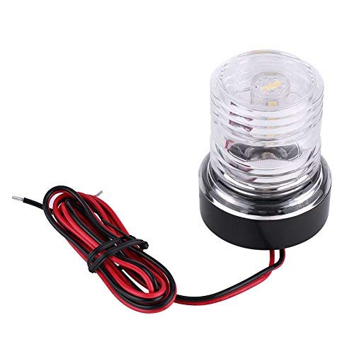 Keenso 12V Boat Trailer Light, 12V Boat Navigation Lights Boat LED Navigation Lights 360° Waterproof Round LED Light Light Arch Lights For Marine Boat Yacht Boat/Yacht Spare Parts