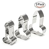 Letite Peter Shaped Cookie Cutter Stainless Steel Cake Penis Molds Naughty Bachelorette Bridal Party Girls Night Favor 3 Pack