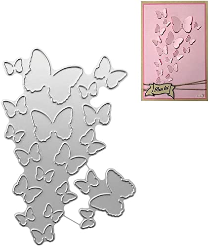 Butterfly Cutting Dies for Card Making，Cutting Dies Cut Stencils for DIY Scrapbooking Photo Album Decorative Embossing Paper Dies for Card Making Templated