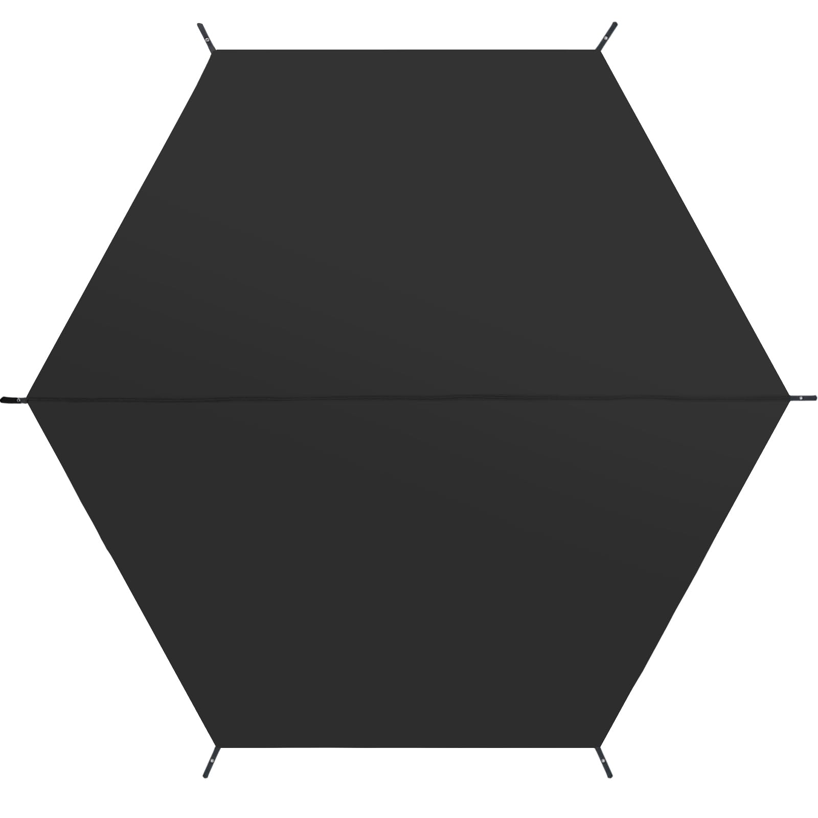 Photo 1 of MASTERCANOPY Hexagonal Tent Footprint, 12x12FT Camping Footprint with Storage Bag