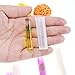 OPount 10 Styles DIY Resin Silicone Mold with 3 Styles 100 Pieces Screw Eye Pins Set for Making Jewelry Necklace Pendant Charm Tools Accessories