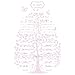 C.R. Gibson Pink Butterfly First Year Baby Calendar, 11'' W x 18'' H