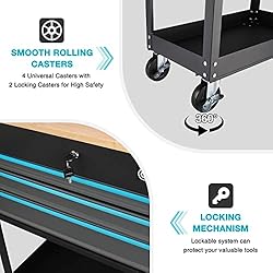 DURATECH 30-1/2 inch 3-Drawer Rolling Tool
