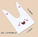 30pcs Plastic Cute Food Package Self-Adhesive Bakery Bags Cookie Bread Cake Candy Dessert Sandwich Snack Pastry and Gift Bags with Rabbit Ear for Party Favors Supplies