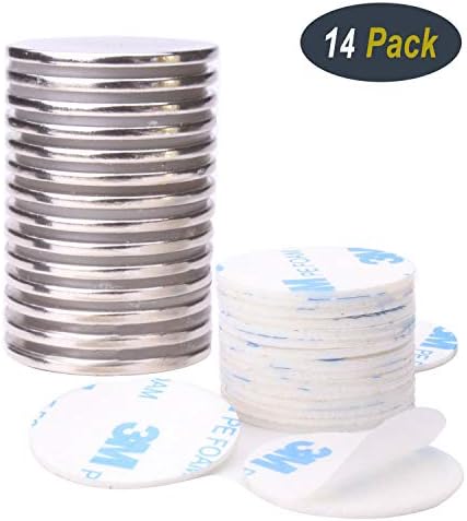 Neodymium Magnets with 14 Adhesives