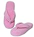Coral Fleece Flip-flops for Women Non-slip Cotton Outsole (Size L( US women size 9.5-10.5), Pink)