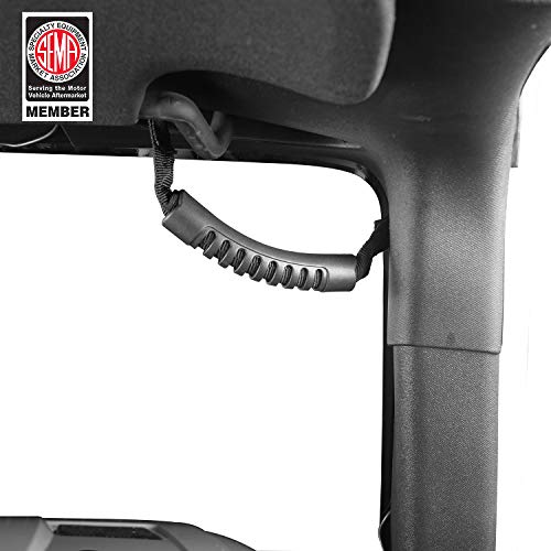Hooke Road Windshield Pillar Grab Handle for 20072018 Jeep JK Wranger