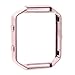 bayite Replacement Accessory Steel Frame for Fitbit Blaze Smart Watch Champagne Rose
