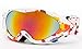 Cloud 9 -Professional Kids Toddler Snow Goggles Tindy Paint Splat Anti-Fog Dual Polycarbonate Lens Windproof UV400 Snowboarding Ski Goggles (1-6 Years) (1 Pair Only, Choose Your Color)