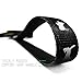EcoBark Dog Leash - Soft & Reflective Comfort Training Leashes with Padded Handle - Strong Durable Heavy Duty - Training and Pulling for Small, Medium or Large Dogs (Black)