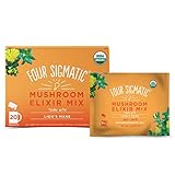 Four Sigmatic Lion's Mane Mushroom Elixir - USDA Organic Lions Mane Mushroom Powder - Memory, Focus, Creativity - Vegan, Paleo - 20 Count