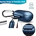 GONJOY Portable Carrying Case for Samsung Galaxy Buds 2019, Protective Silicone Cover and Skin for Samsung Galaxy Buds with Anti-Lost & Shockproof, Can be Charged Directly with Case (Blue)