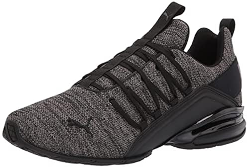 PUMA Mens Axelion Cross Trainer, MULTI PUMA Mens Black-CASTLEROCK