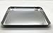 Rykey Stainless Steel Compact Toaster Oven Pan Tray Ovenware Professional, Heavy Duty & Healthy, Deep Edge, Warp Resistant Nonstick Baking Pan 10.4''x8.1''x1'', Silvery