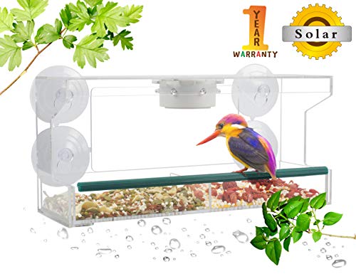 Viition Bird Feeders For Outside Extra Strong Suction Cups Window