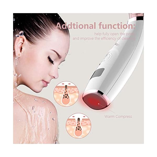Mosen Blackhead Remover Vacuum Professional Pore Vacuum Cleaner Acne Comedone Extractor USB Rechargeable Blackhead…