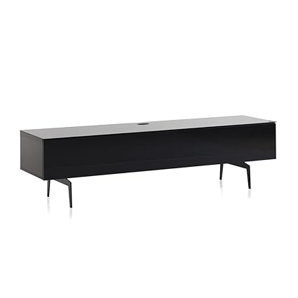 Sonorous Studio St 360 Wood And Glass Modern Tv Stand With Spike